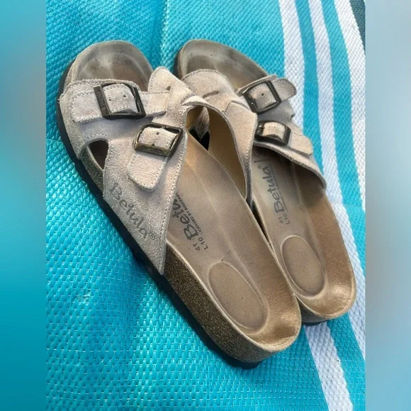 ๐โจHP๐โจ Birkenstock Betula Suede Two buckle Sandals - Light Tan - Picture 4 of 14